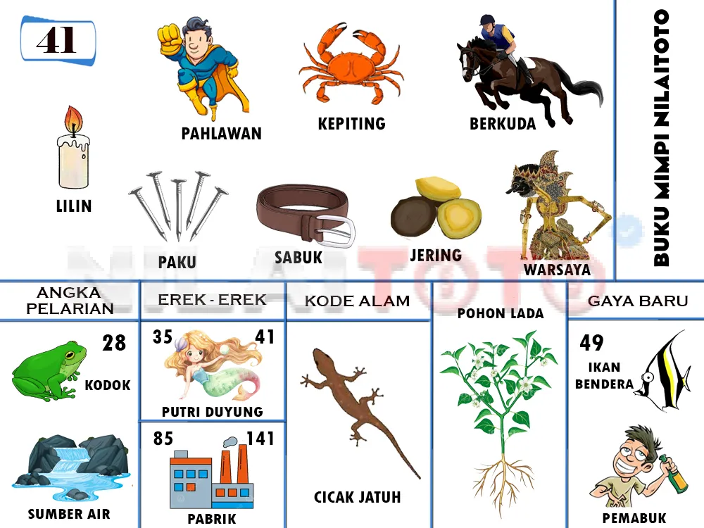 buku mimpi erek erek togel 41