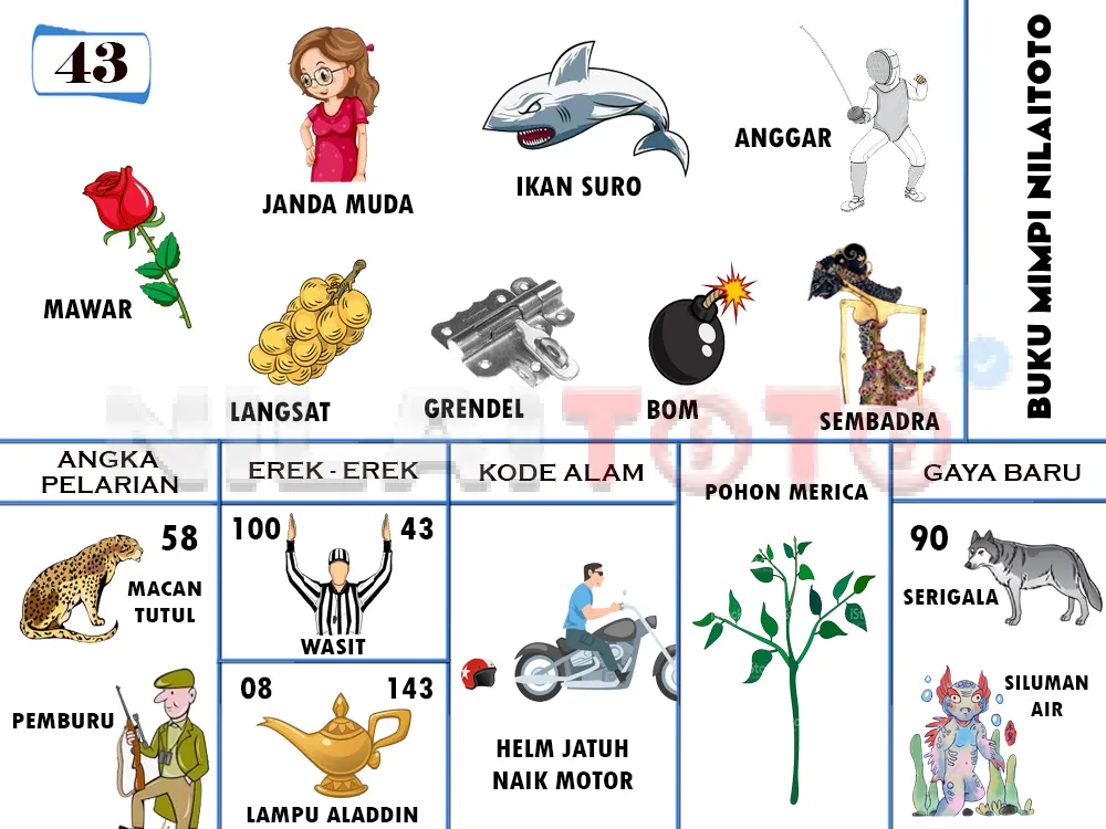 buku mimpi erek erek togel 43